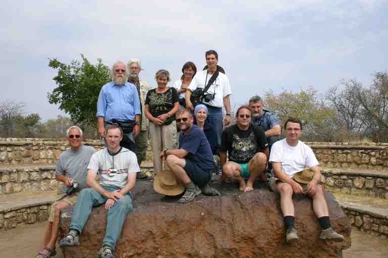 Our group on the Hoba meteotit