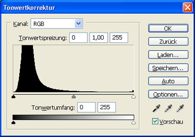 Tonwertkorrektur 2